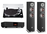 Audiolab Omnia Black+Dali Oberon 5+TEAC TN-3B-SE